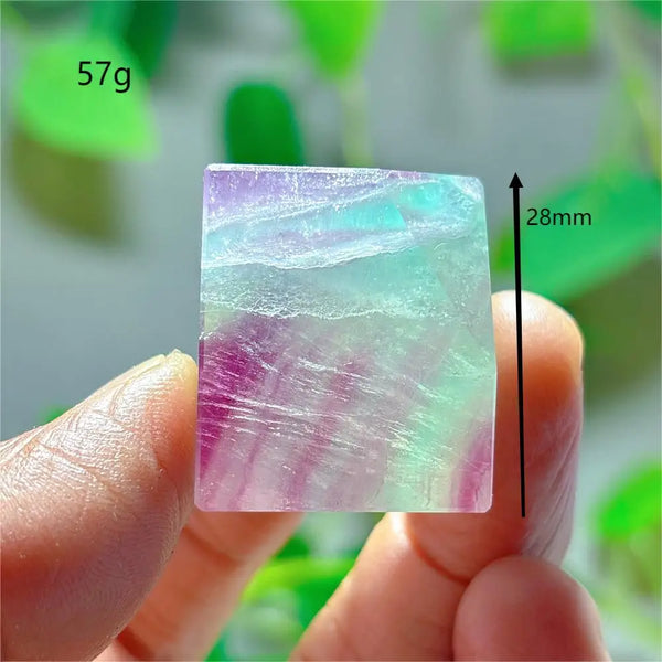 Purple Fluorite Crystal Square-ToShay.org