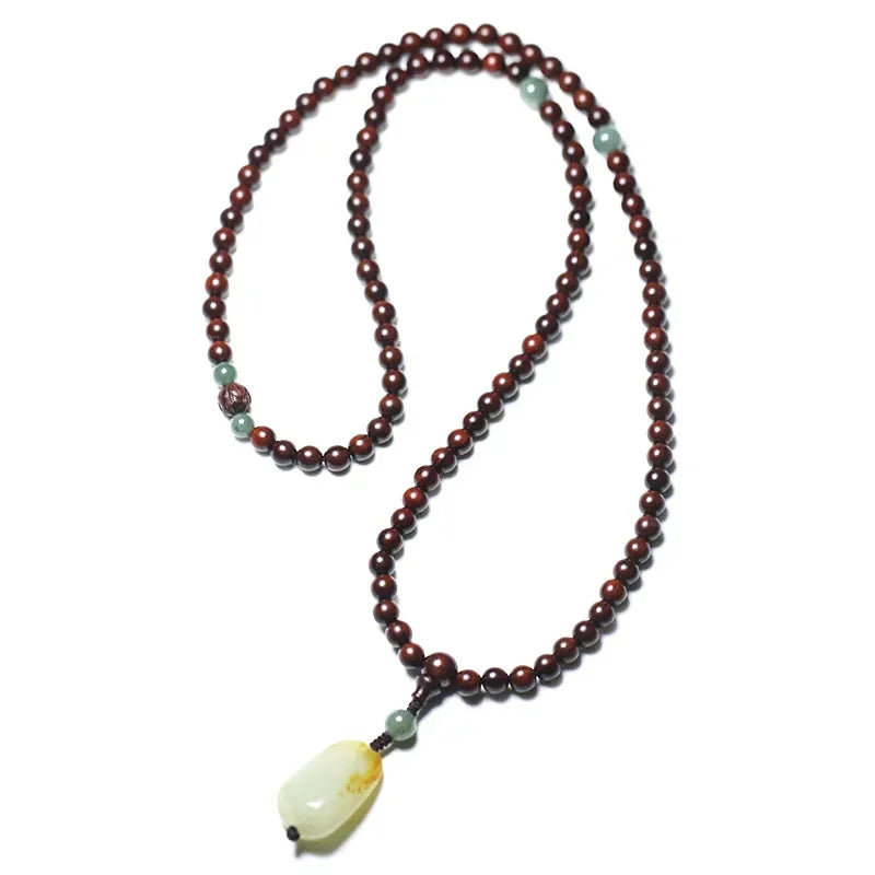 Red Sandalwood Bead Mala-ToShay.org
