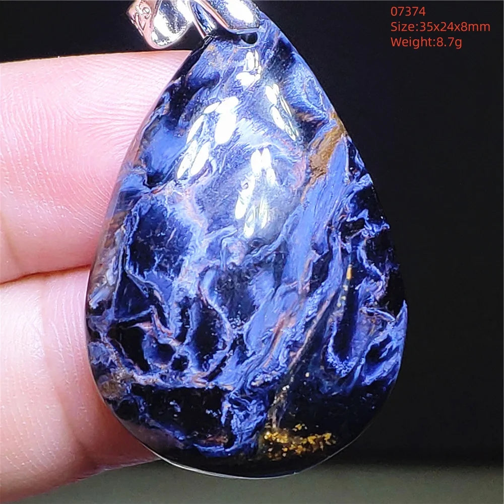 Blue Pietersite Pendant-ToShay.org