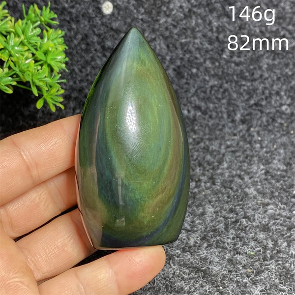 Rainbow Obsidian Torch-ToShay.org