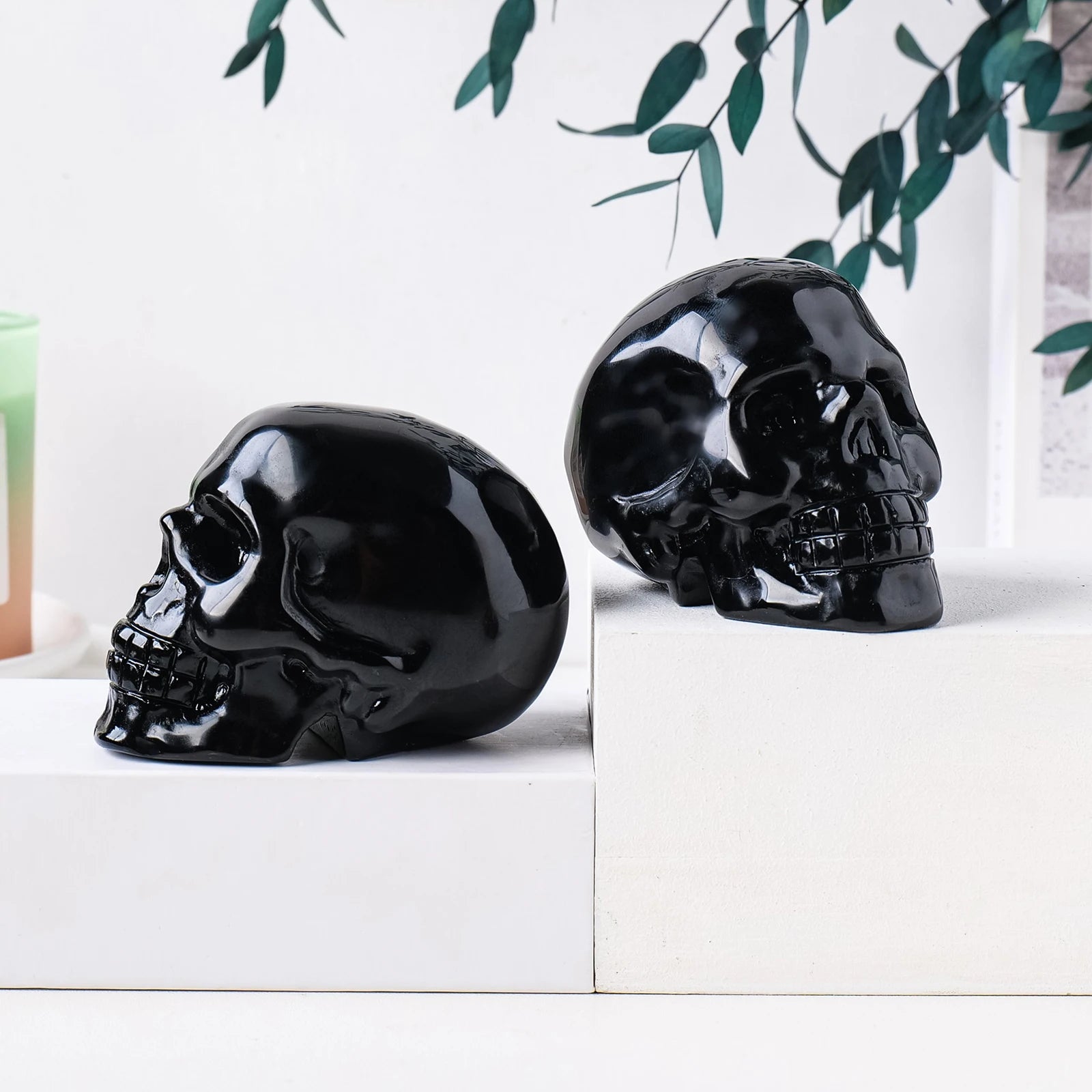 Black Obsidian Skull-ToShay.org