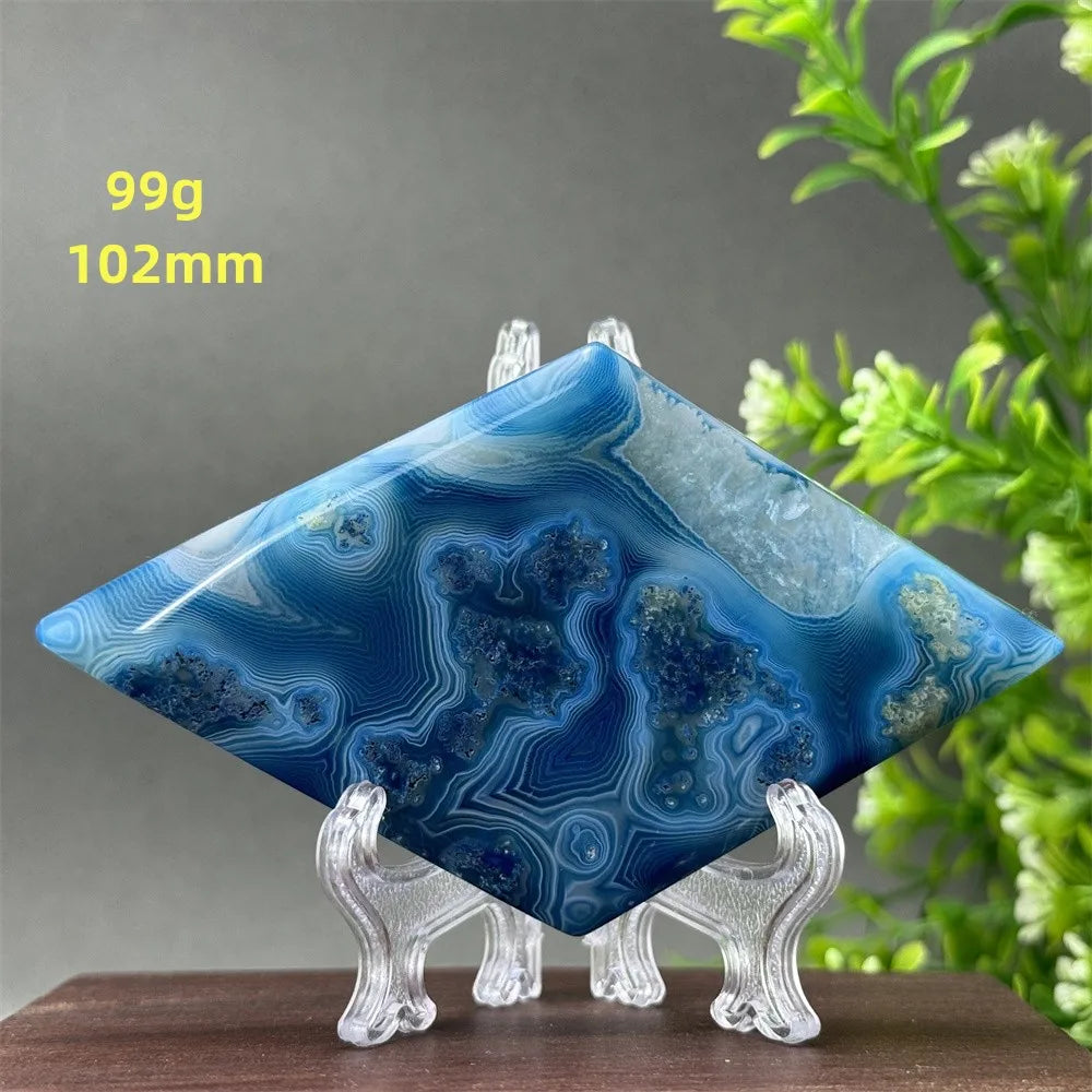 Blue Agate Lace Diamond-ToShay.org