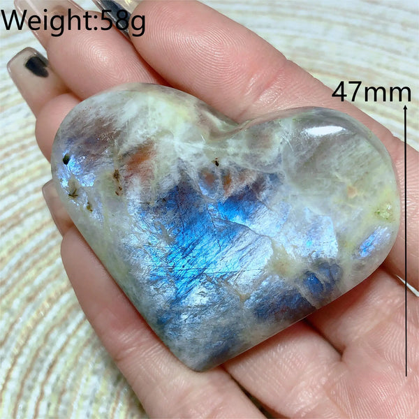 Blue Rainbow Moonstone Hearts-ToShay.org