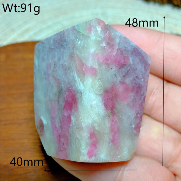 Pink Tourmaline Slice-ToShay.org