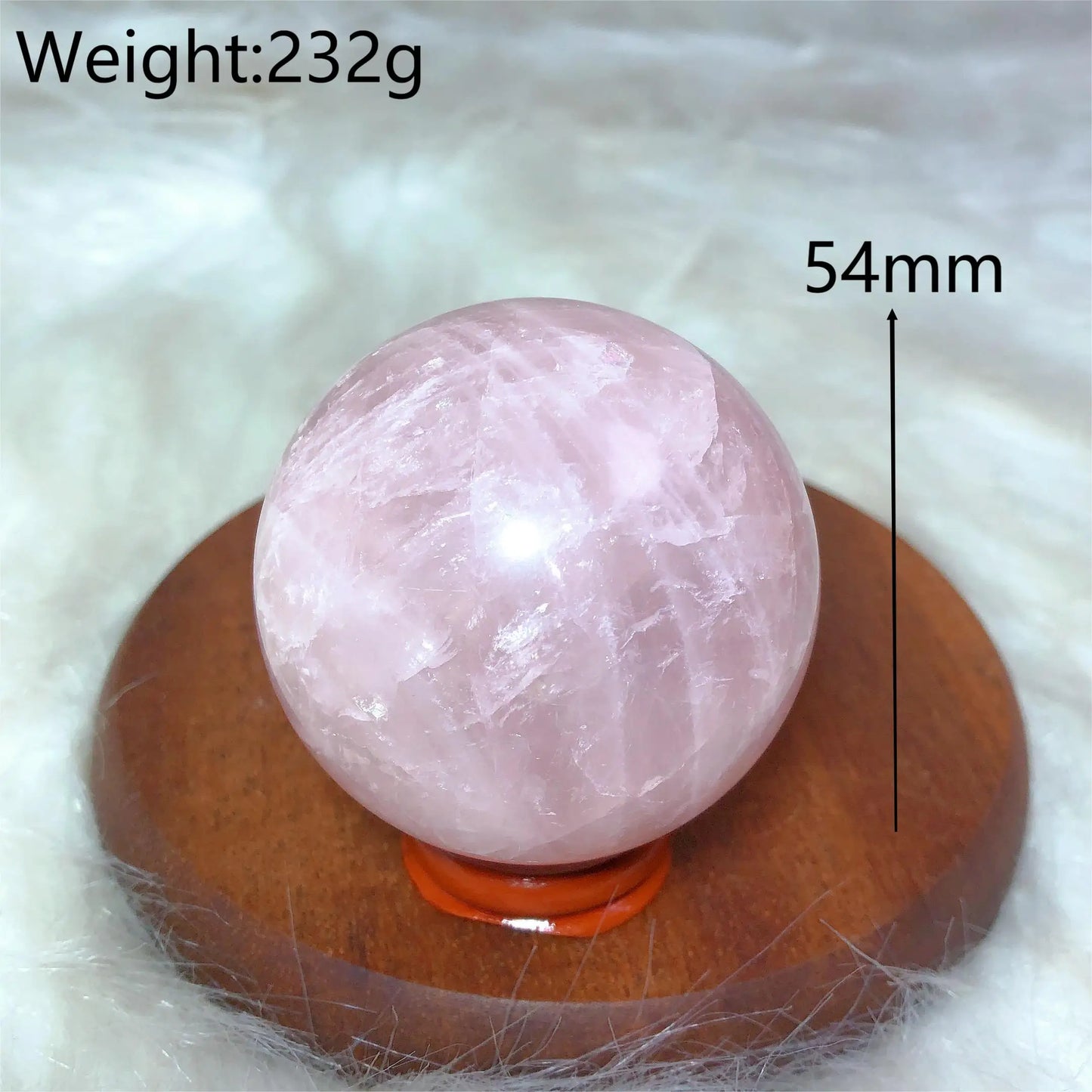 Pink Rose Quartz Ball-ToShay.org