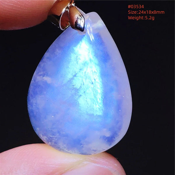 Blue Light Moonstone Pendant-ToShay.org