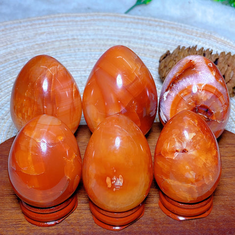 Orange Carnelian Egg-ToShay.org