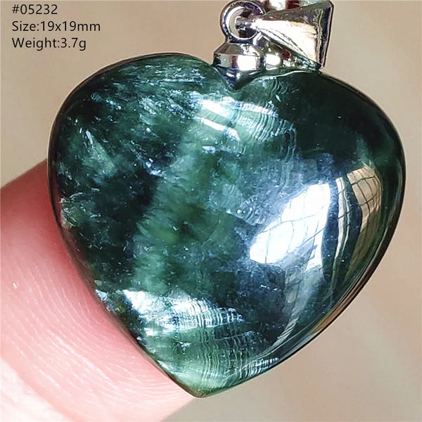 Green Seraphinite Pendant-ToShay.org