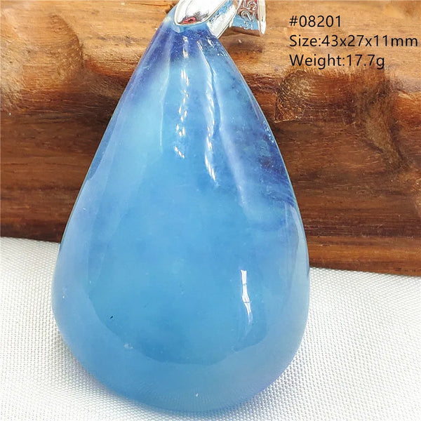 Blue Aquamarine Pendant-ToShay.org
