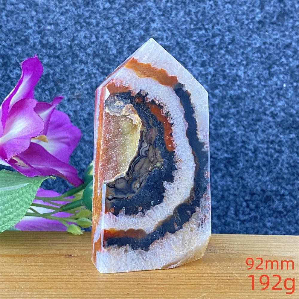Red Lace Agate Point-ToShay.org