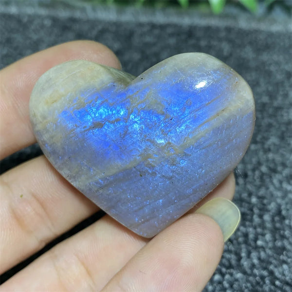Blue Moonstone Heart-ToShay.org