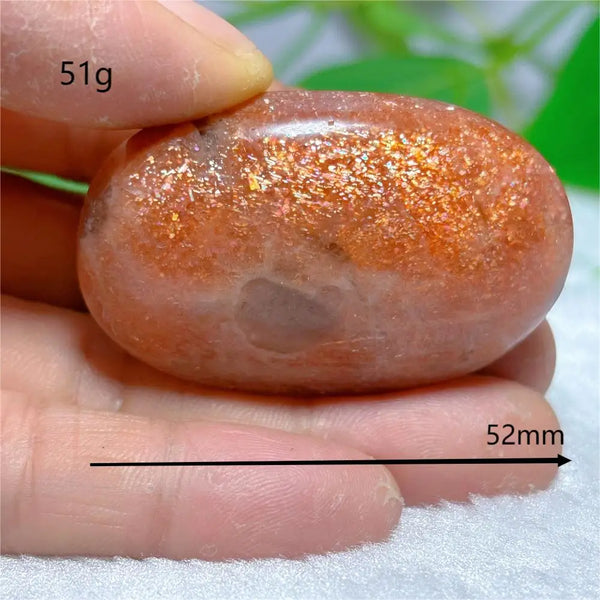 Gold Sunstone Palm Stone-ToShay.org