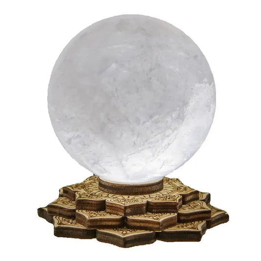 White Crystal Ball Night Lamp-ToShay.org