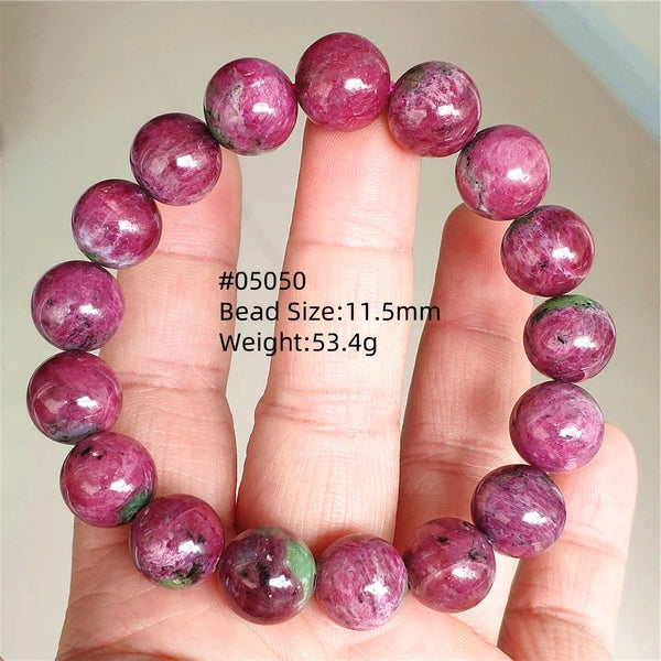 Red Ruby Zoisite Bracelet-ToShay.org