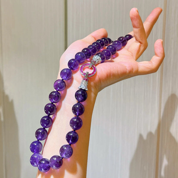 Purple Amethyst Bracelet-ToShay.org