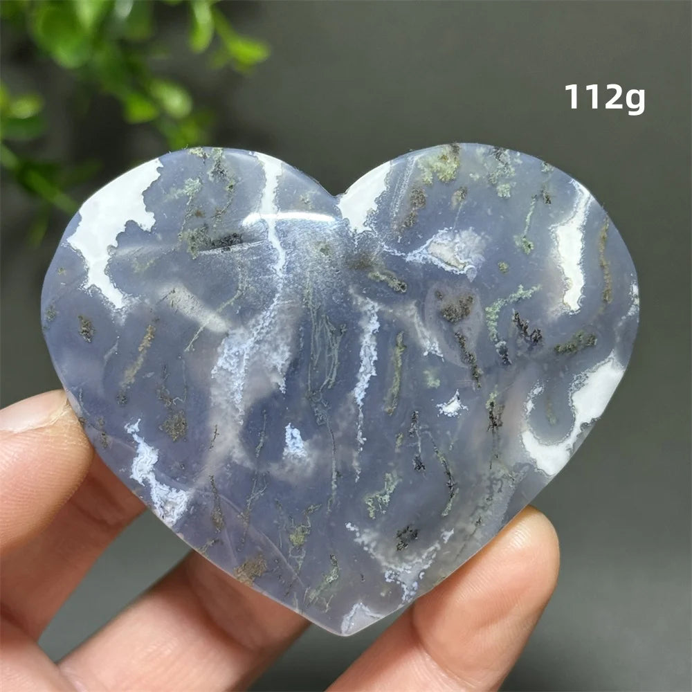 Green Aquatic Agate Heart-ToShay.org