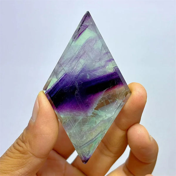 Rainbow Fluorite Rhombus-ToShay.org