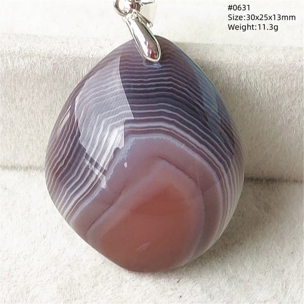 Grey Lace Agate Pendant-ToShay.org