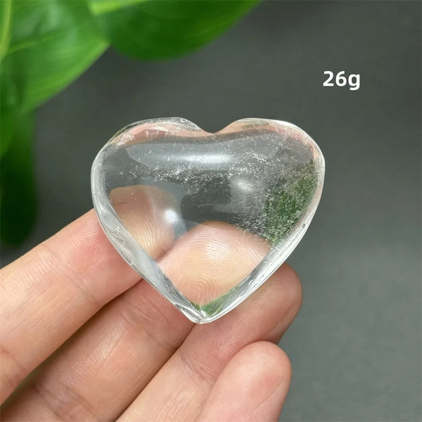 Clear Crystal Heart-ToShay.org