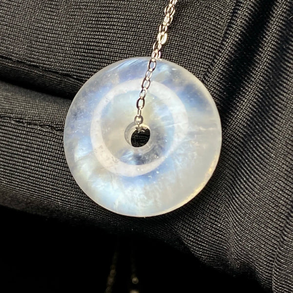 Blue Light Moonstone Donut-ToShay.org