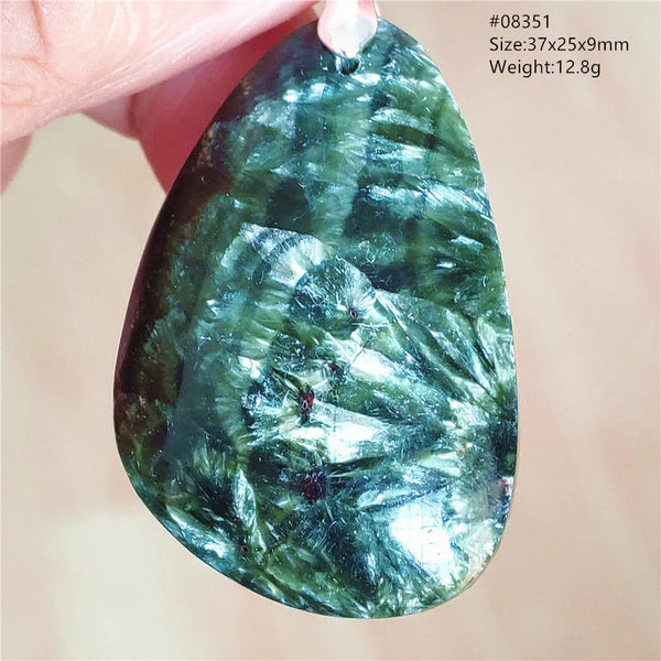 Green Seraphinite Pendant-ToShay.org