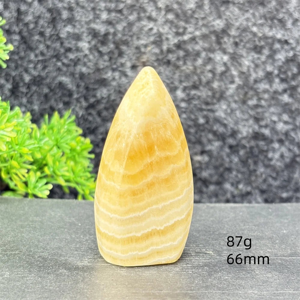 Yellow Striped Crystal Tower-ToShay.org