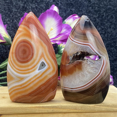 Red Lace Agate Flame-ToShay.org