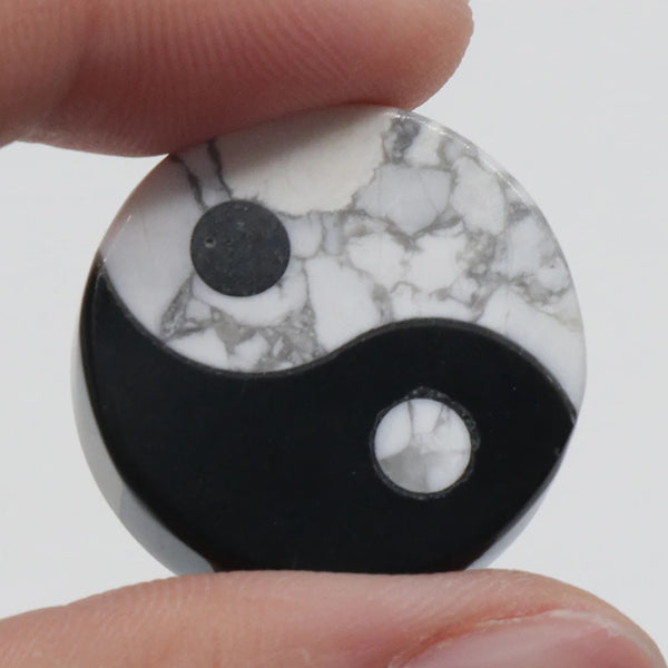 Black White Yin Yang Stones-ToShay.org