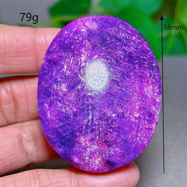 Violet Moonstone Palm Stone-ToShay.org