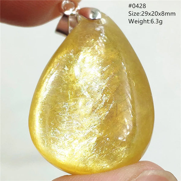 Gold Lepidolite Flash Pendant-ToShay.org