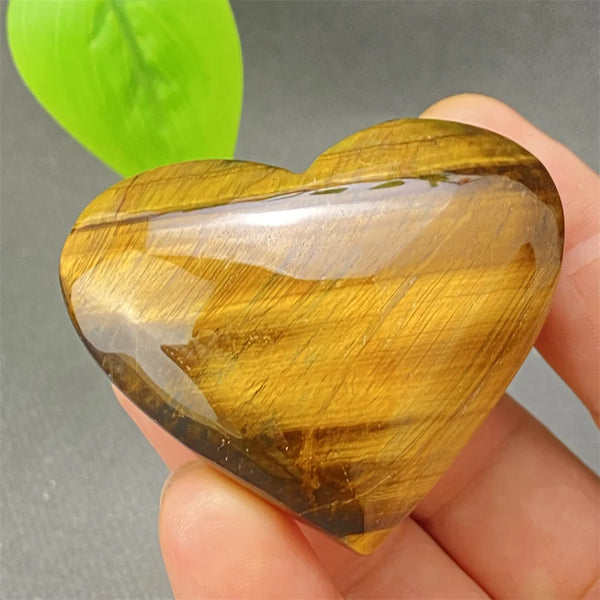 Yellow Tiger Eye Heart-ToShay.org