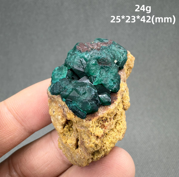 Green Dioptase Quartz-ToShay.org