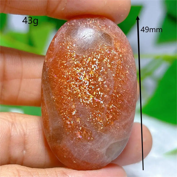 Gold Sunstone Palm Stone-ToShay.org