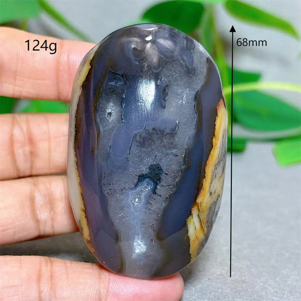Fire Agate Palm Stone-ToShay.org