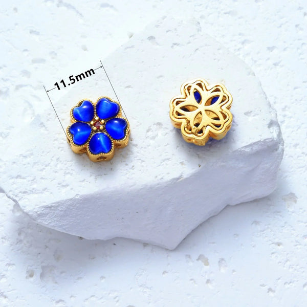 Blue Cats Eye Beads-ToShay.org