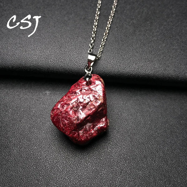Red Cinnabar Pendant-ToShay.org