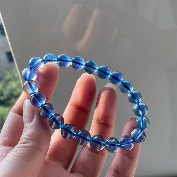 Blue Aquamarine Bracelet-ToShay.org