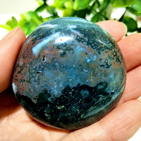 Ocean Jasper Palm Stone-ToShay.org