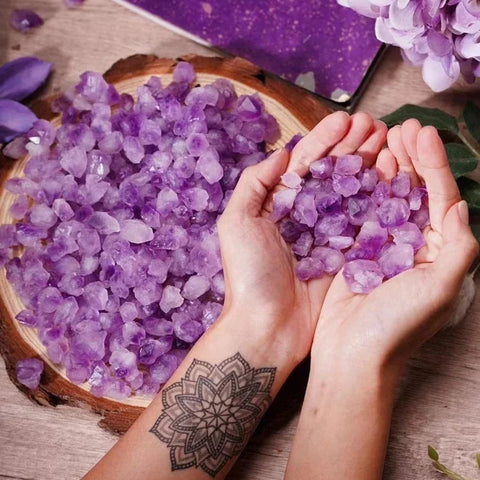 Purple Amethyst Flowers-ToShay.org