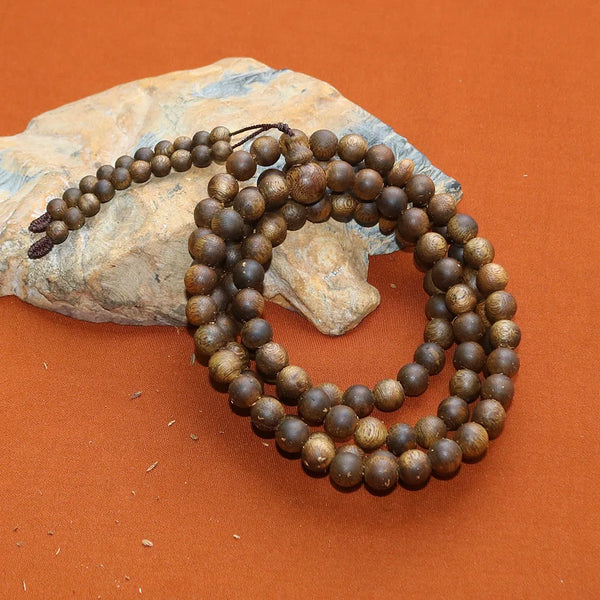 Wood Agarwood Mala Beads-ToShay.org