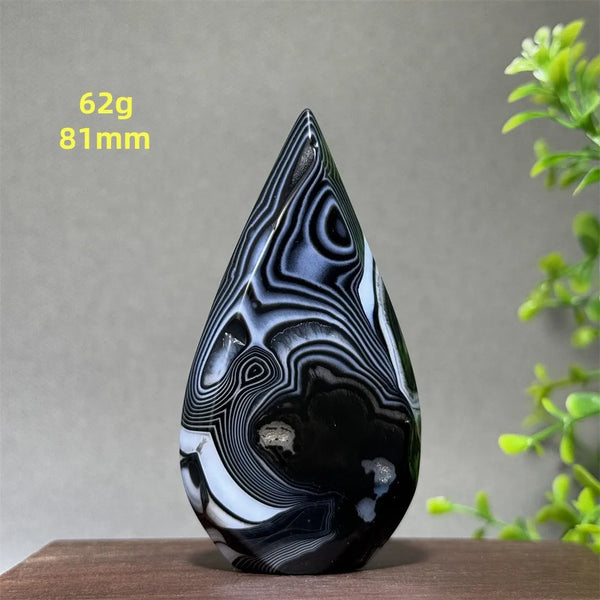 Black Striped Agate Torch-ToShay.org