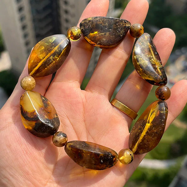 Yellow Amber Bracelet-ToShay.org