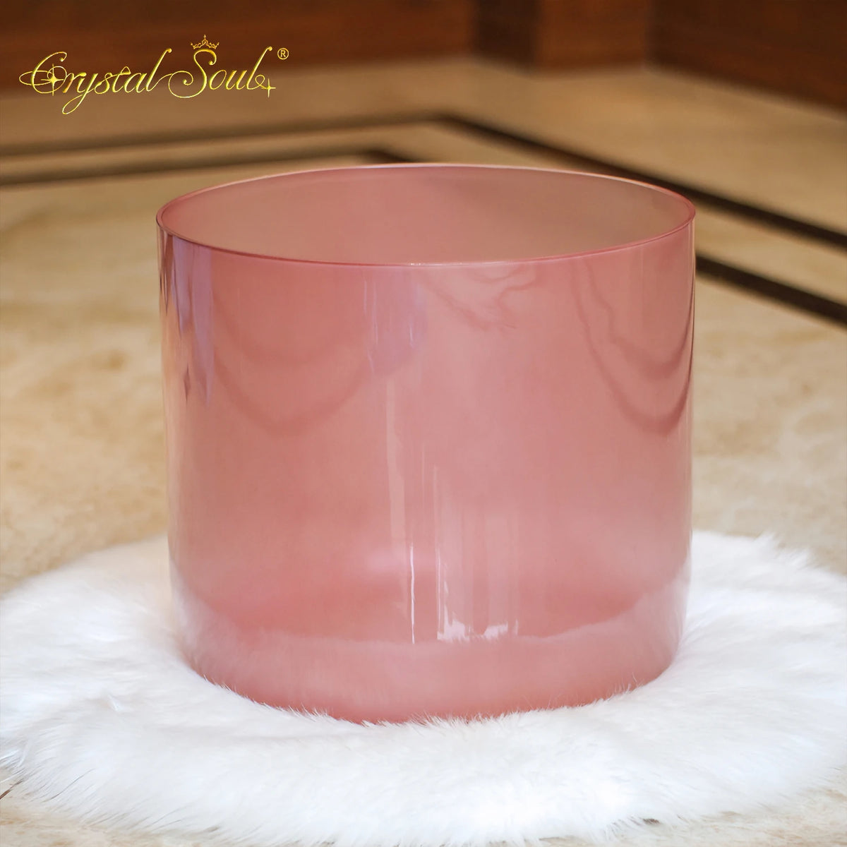 Pink Crystal Singing Bowl-ToShay.org