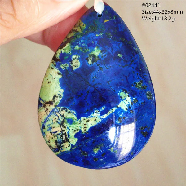 Green Blue Malachite Pendant-ToShay.org