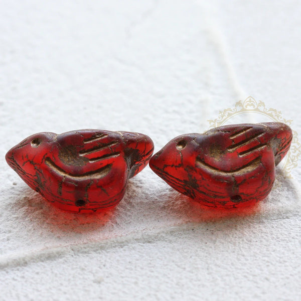 Glass Bird Pendants-ToShay.org