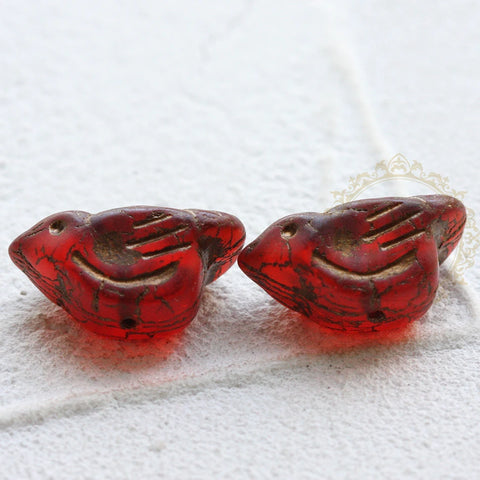 Glass Bird Pendants-ToShay.org