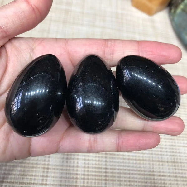 Black Obsidian Egg-ToShay.org