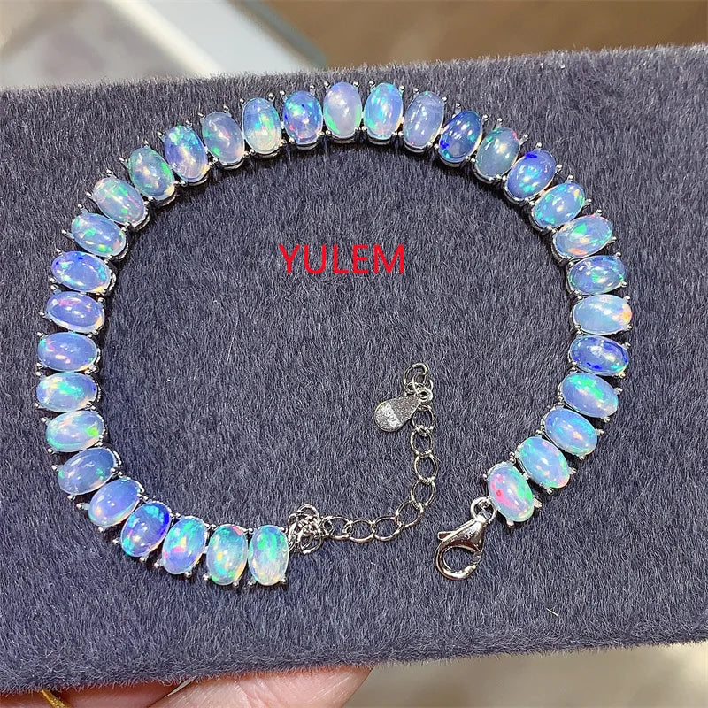 White Opal Bracelet-ToShay.org