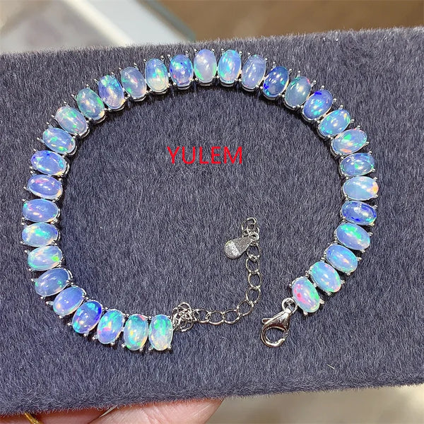 White Opal Bracelet-ToShay.org