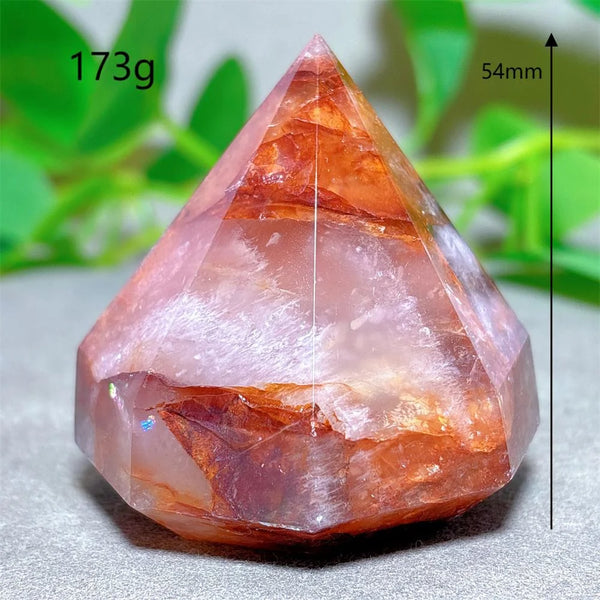 Red Fire Quartz Diamond Tower-ToShay.org
